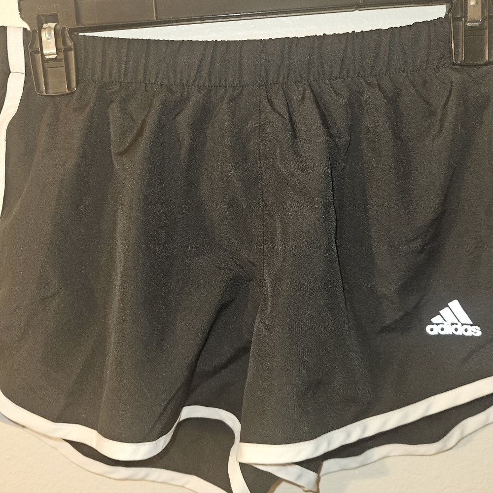 Adidas Womans Black Running Shorts Size Xs - Picture 4 of 9